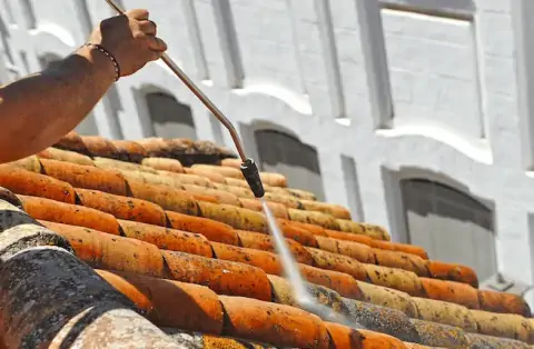 Nettoyage de toitures - Trémentines